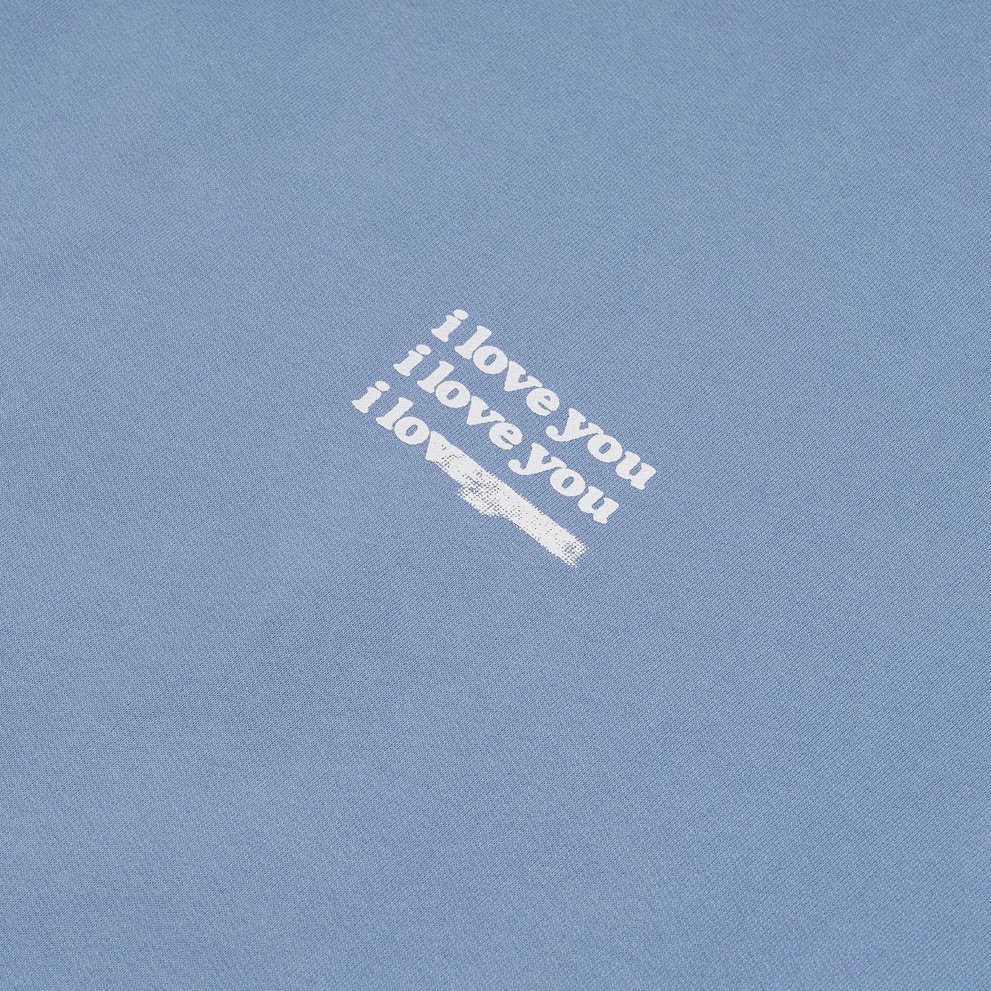 "Say It Back" Cropped Hoodie (Ice Blue)